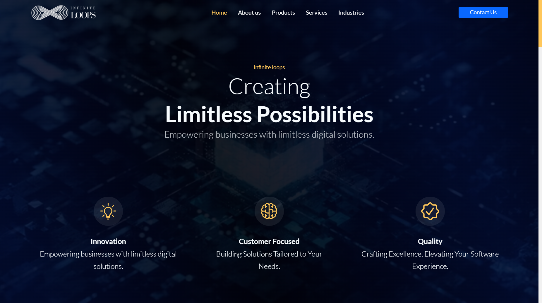 company site