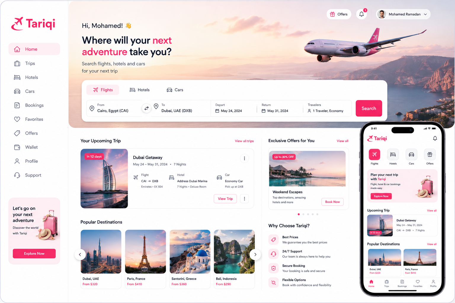trip booking system